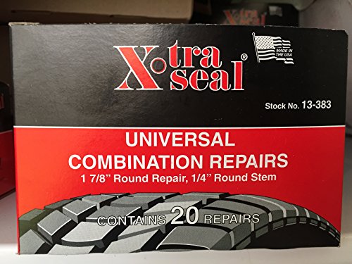 Xtra-Seal - Quill Seal Patch Plug 1 7/8 Rnd 1/4 Stem Box 20 (TI602)