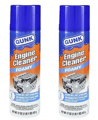Gunk FEB1 Foamy Engine Brite Engine Cleaner - 17oz. 2 Pack