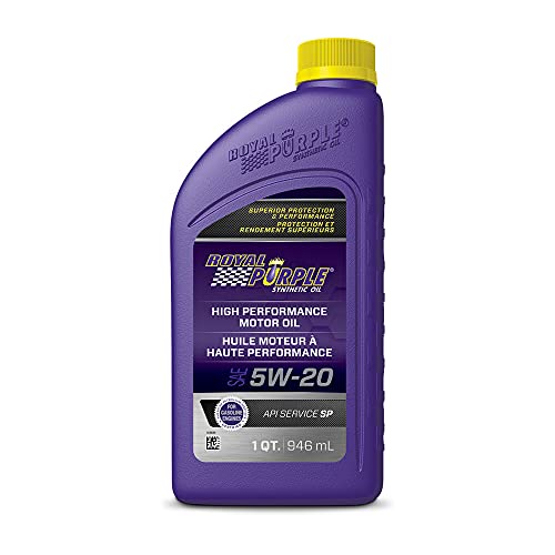 Royal Purple 06520-6PK API-Licensed SAE 5W-20 High Performance Synthetic Motor Oil - 1 qt. (Case of 6)