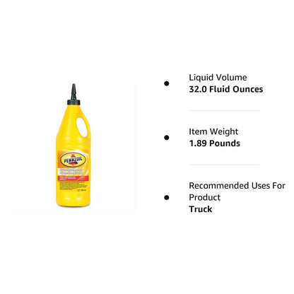 Pennzoil Transmission Fluid, 32oz, 350 deg. FP