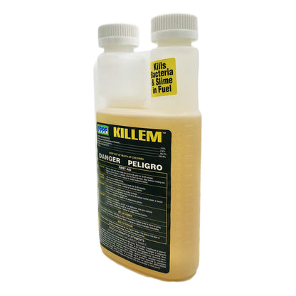 FPPF 00119 KILLEM BIOCIDE 16 OZ. BOTTLE, TREATS 1920 GALLONS OF DIESEL FUEL P...