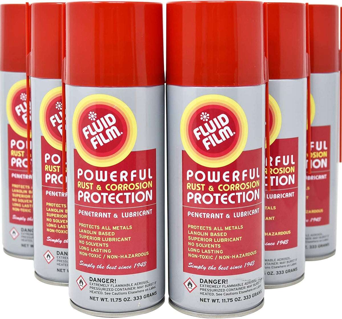 Fluid Film Rust & Corrosion Protection, Metal Surface Penetrant & Lubricant, ...