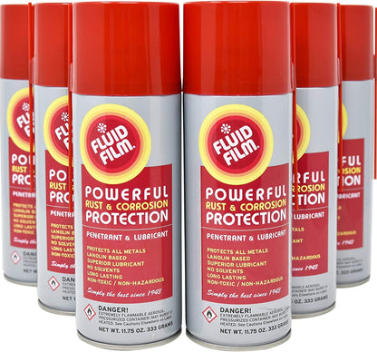 Fluid Film Rust & Corrosion Protection, Metal Surface Penetrant & Lubricant, ...