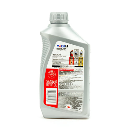 Mobil 1 Supersyn Fully Synthetic Motor Oil, 15W-50, quart (201)